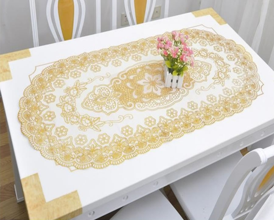 Khăn trải bàn trang trí bàn ăn phòng khách đẹp tại TP Vinh Nghệ An