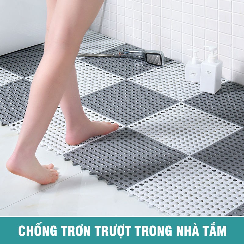 Thảm nhựa chống trơn trượt phòng tắm