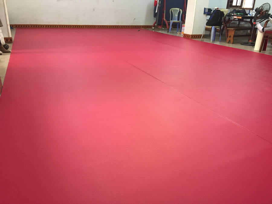 Thi công thảm trải sàn sân bóng bàn Vinh Nghệ An
