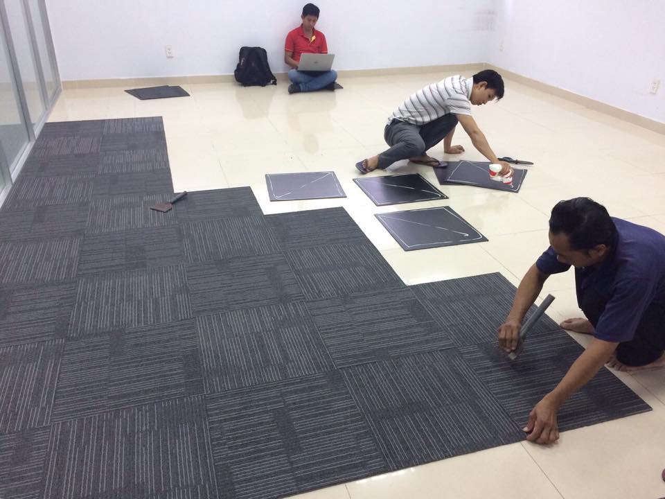 Thi công thảm trải sàn đẹp chuyên nghiệp