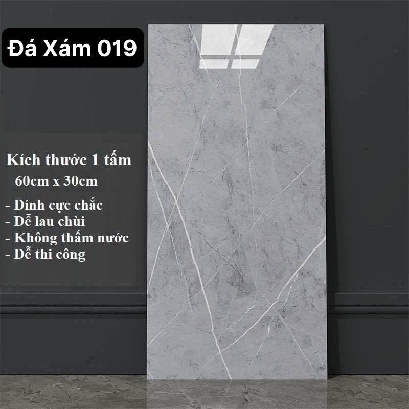 Thi công xốp dán tường PVC vân đá