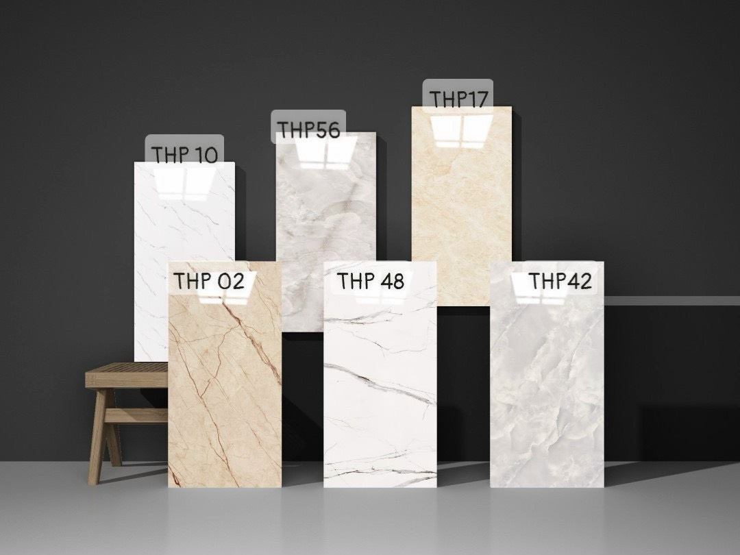 Thi công xốp dán tường PVC vân đá
